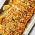 Baked Parmesan Crusted Salmon with Mayo