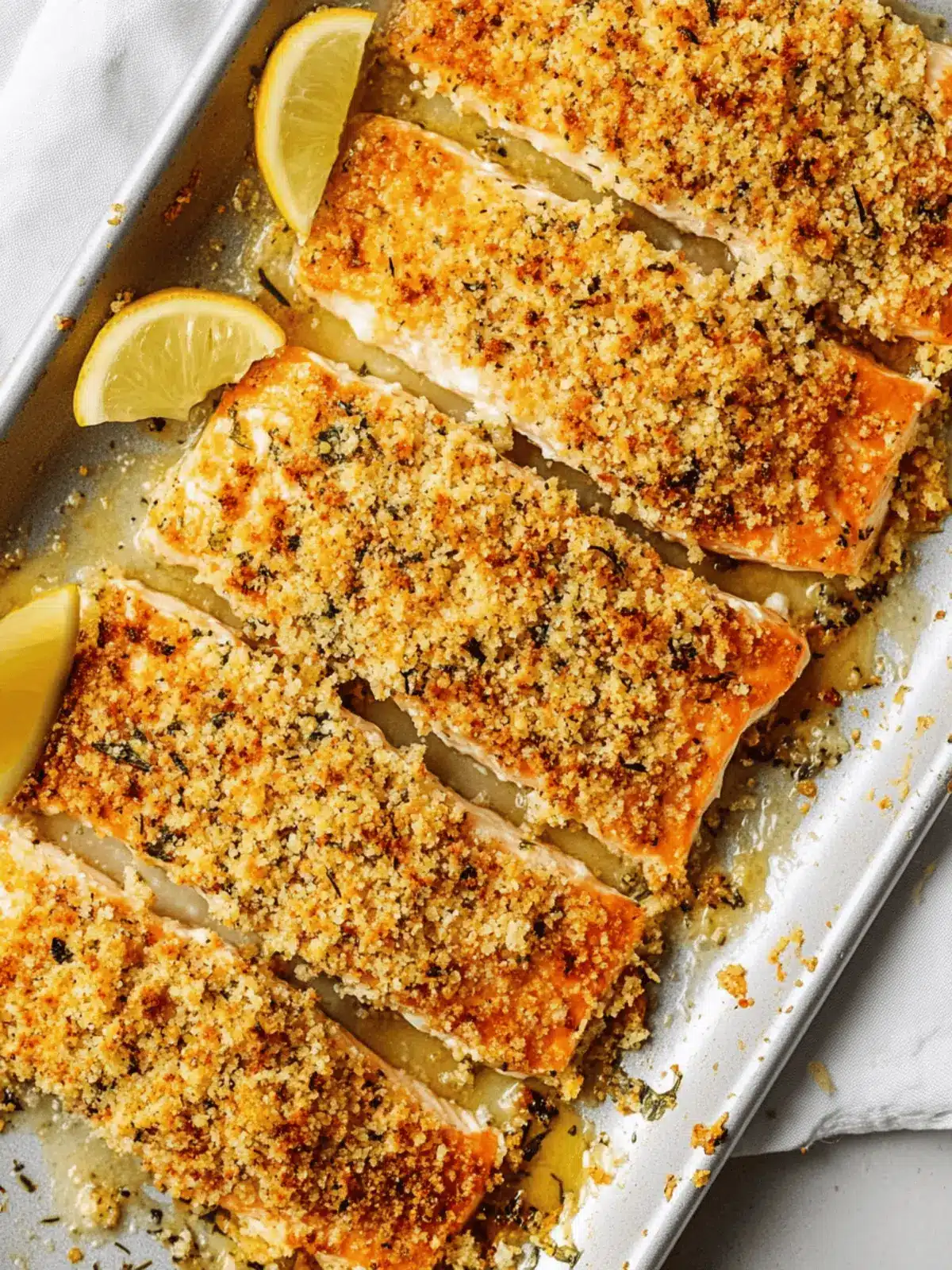 Baked Parmesan Crusted Salmon with Mayo