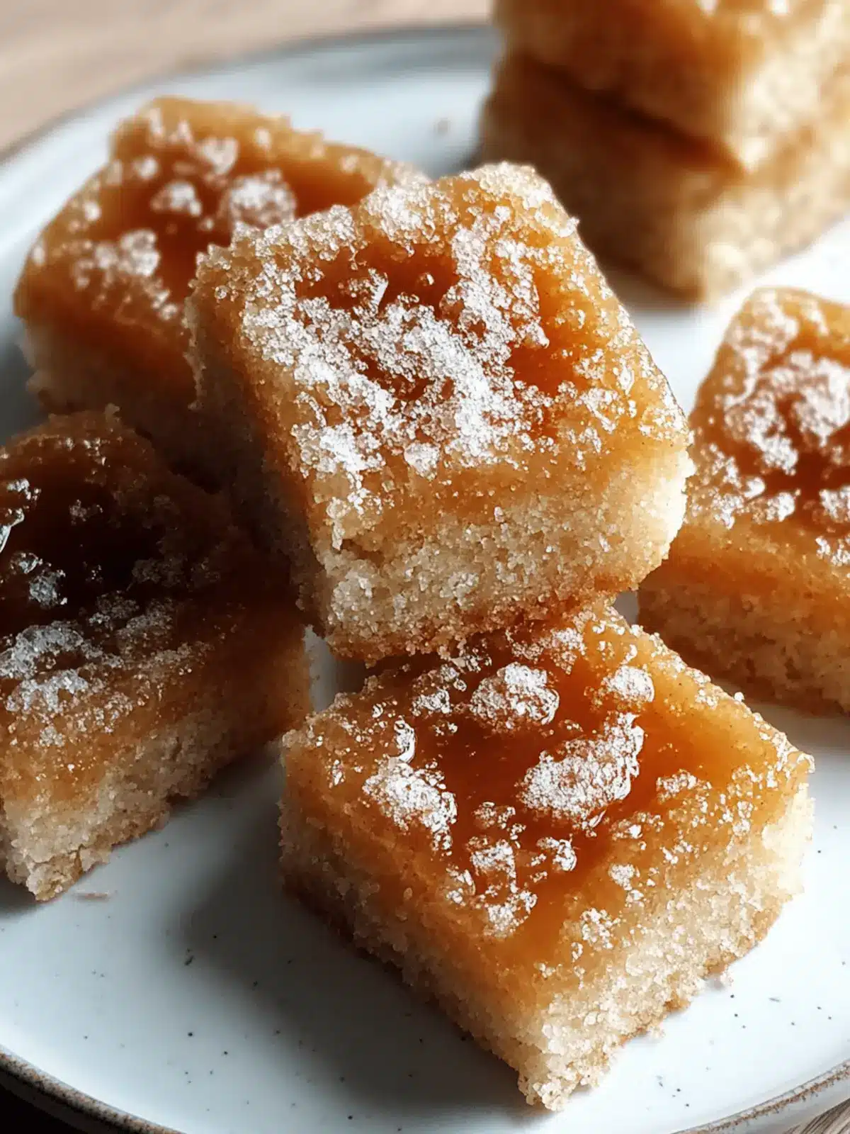 Soft Baked Maple Donut Bars