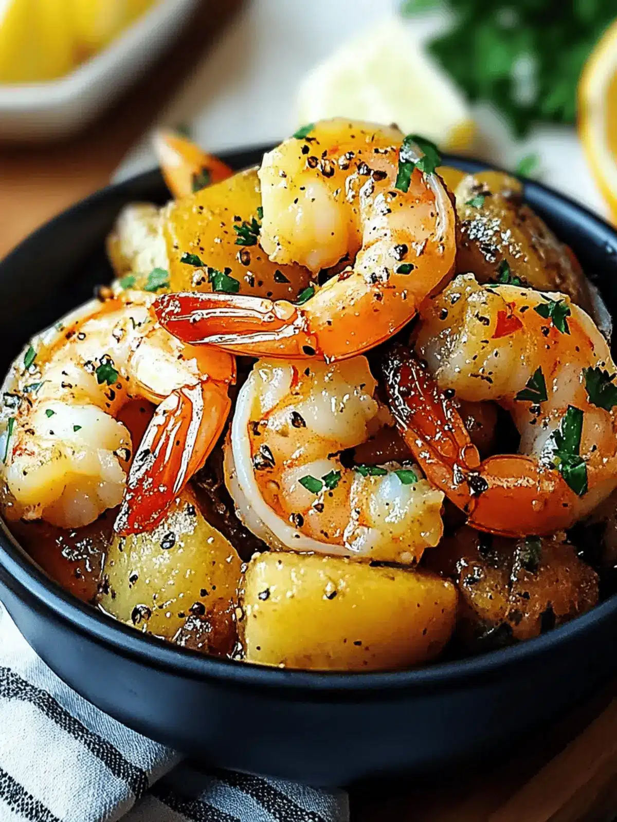 Mofongo Garlic Shrimp