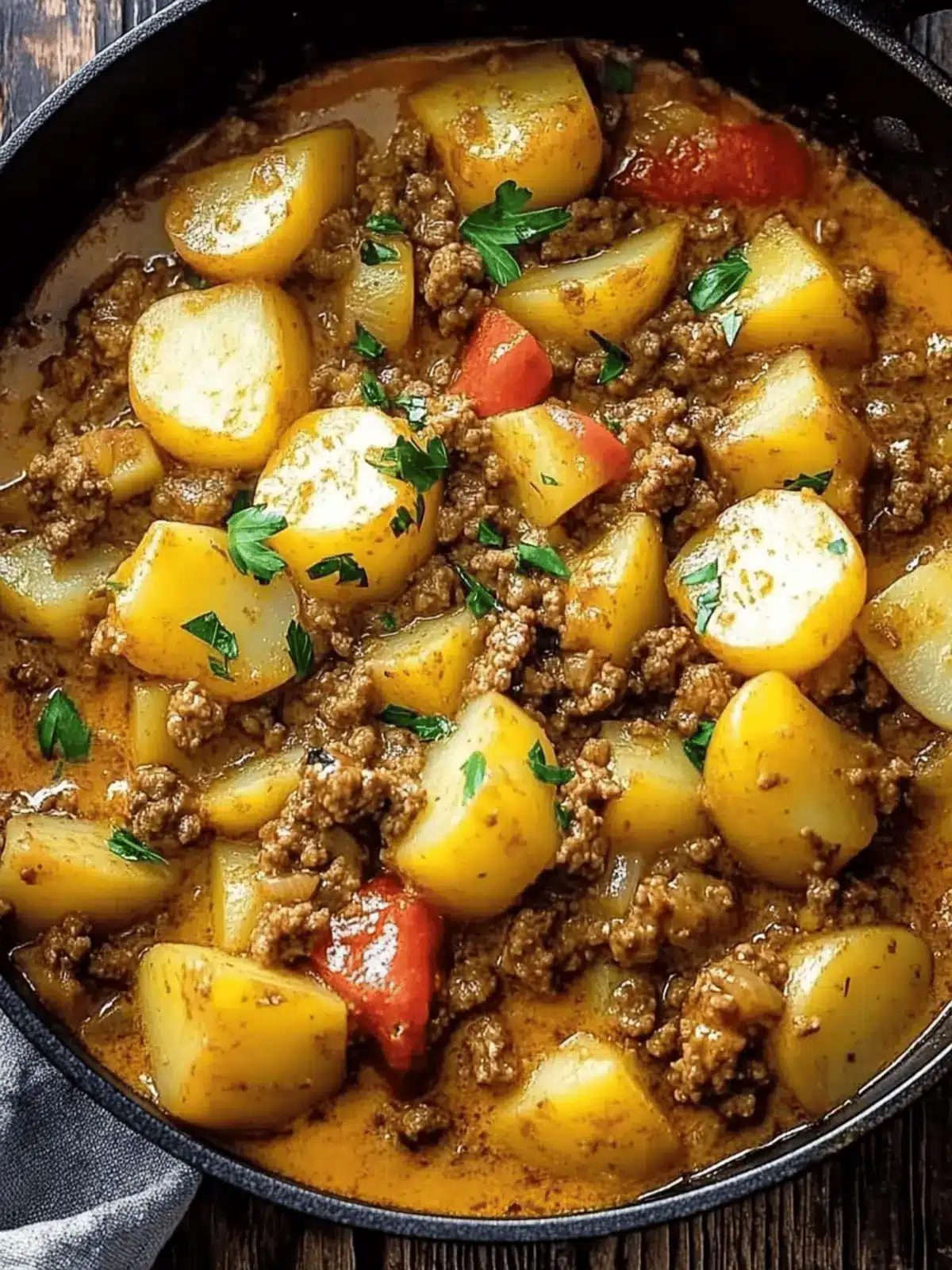 One Pot Ground Beef & Potatoes