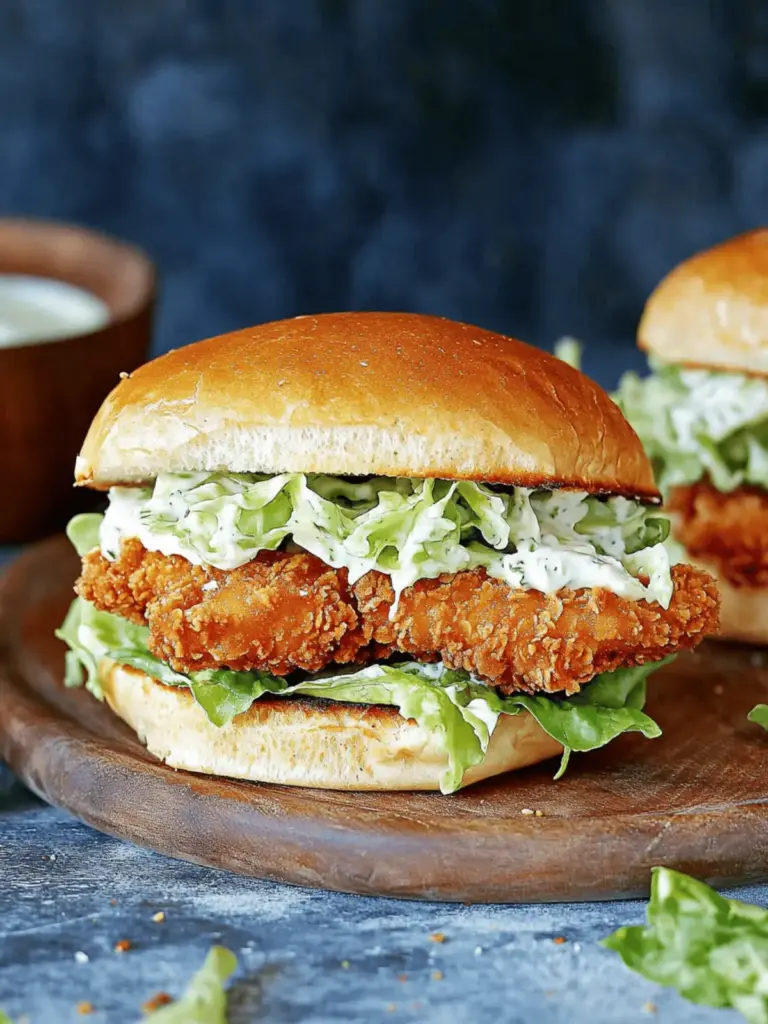 Crispy Chicken Caesar Sandwich