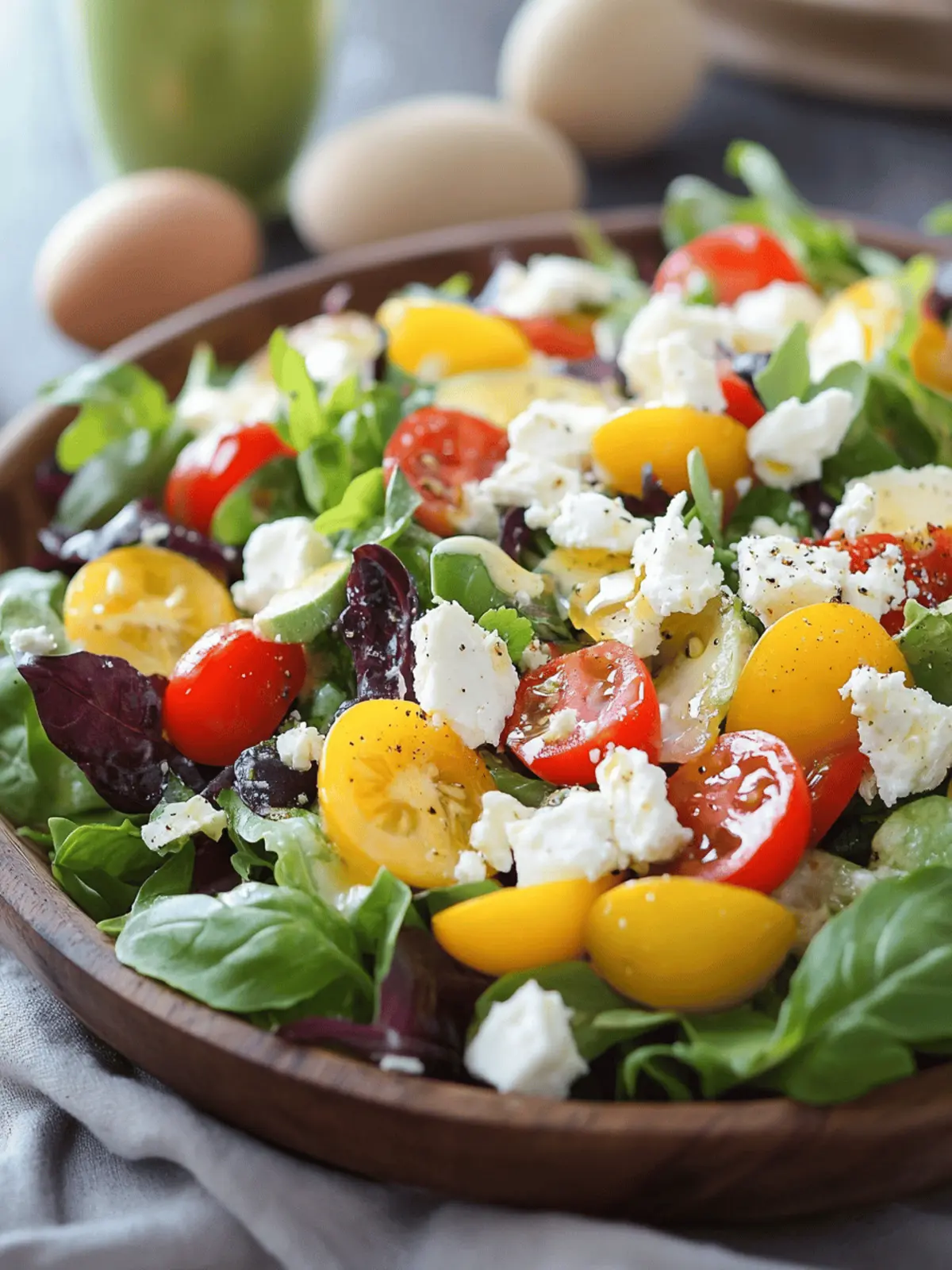 Easter Spring Salad with Goat Cheese