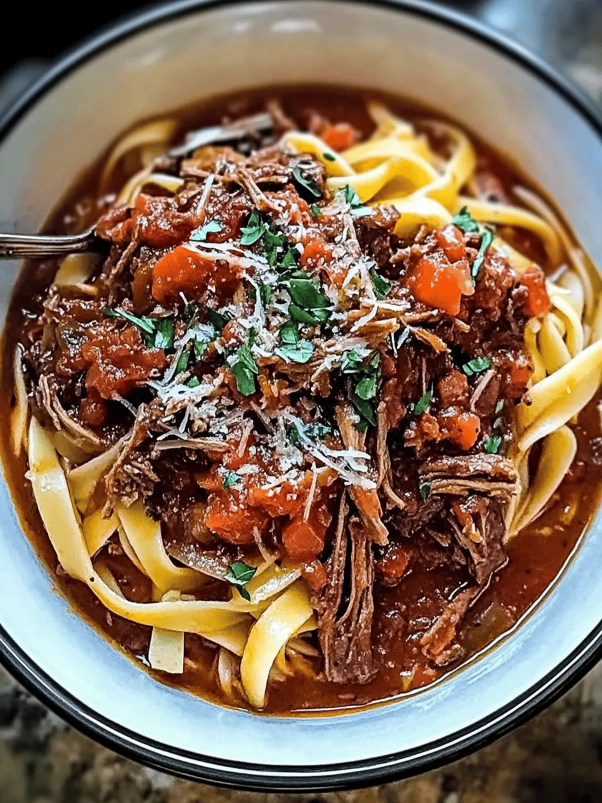 Sunday Slow Cooker Beef Ragu