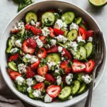 Strawberry Cucumber Salad