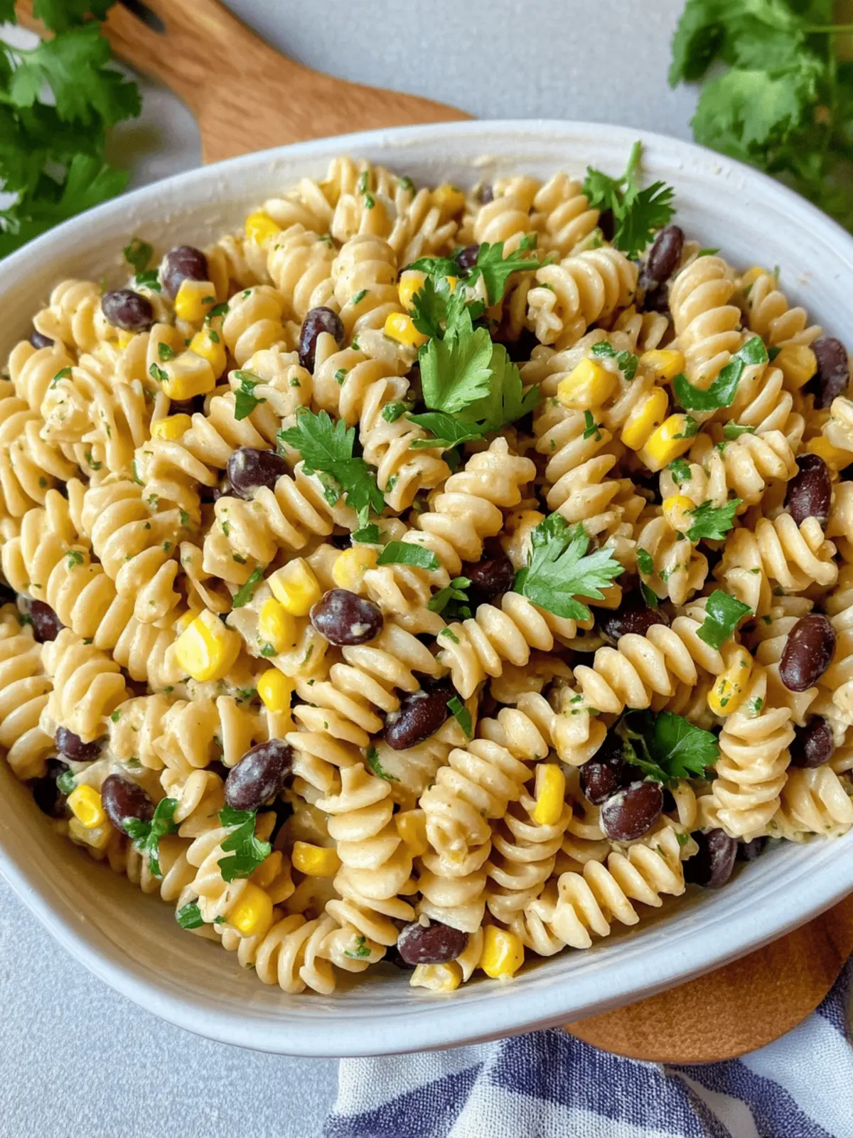 Black Bean and Corn Pasta Salad