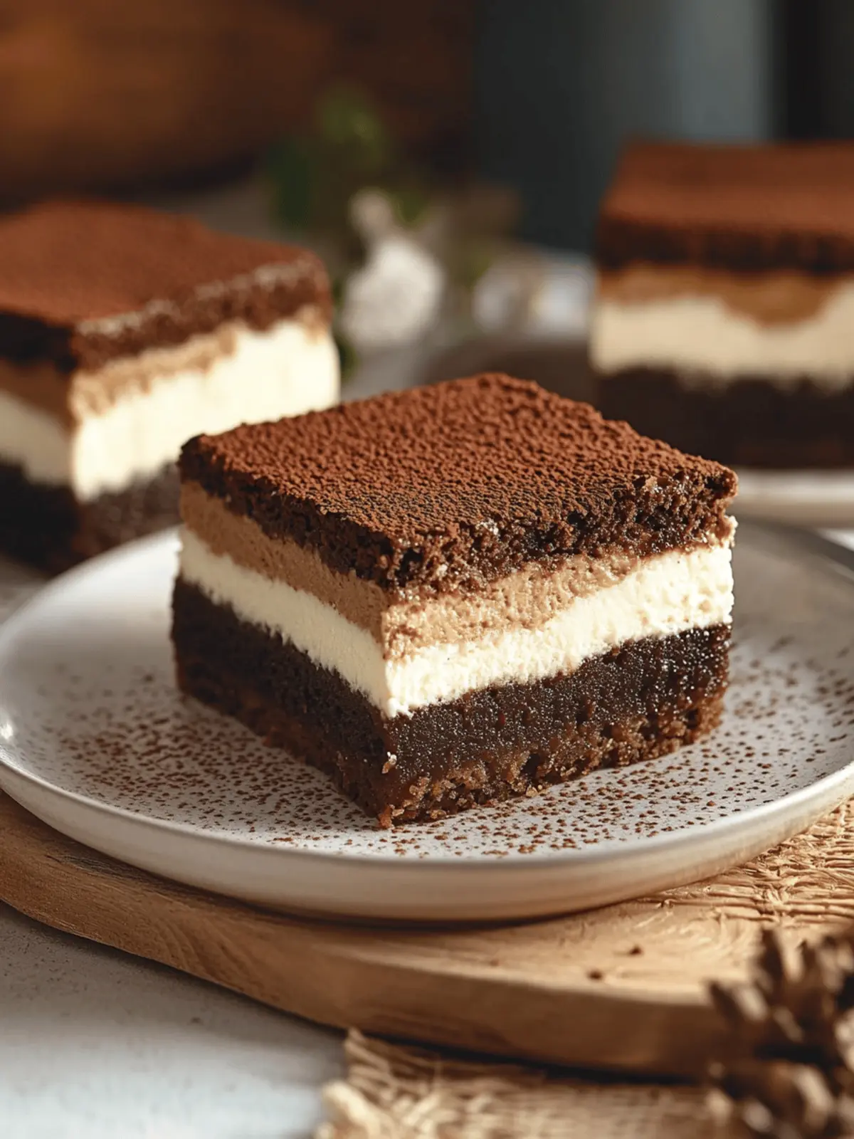 Tiramisu Brownies