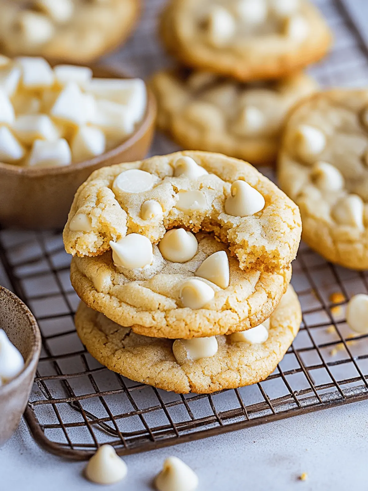 White Chocolate Chip Cookies