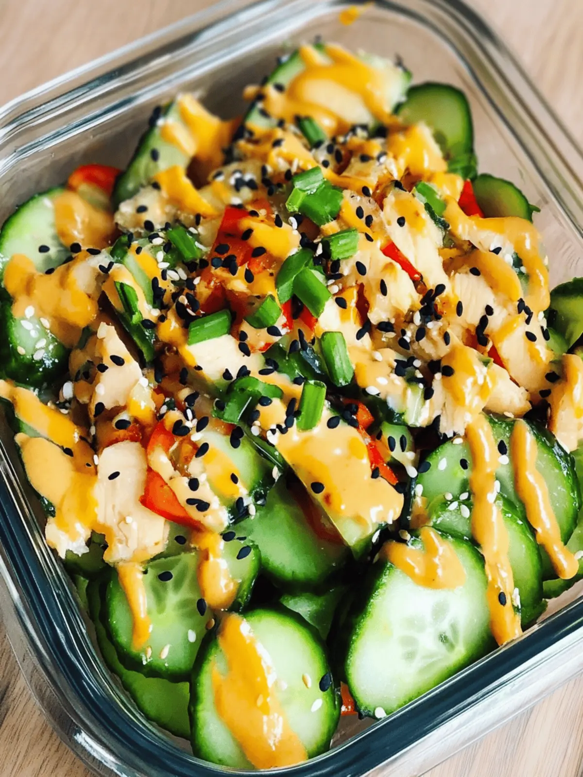 California Roll Cucumber Salad