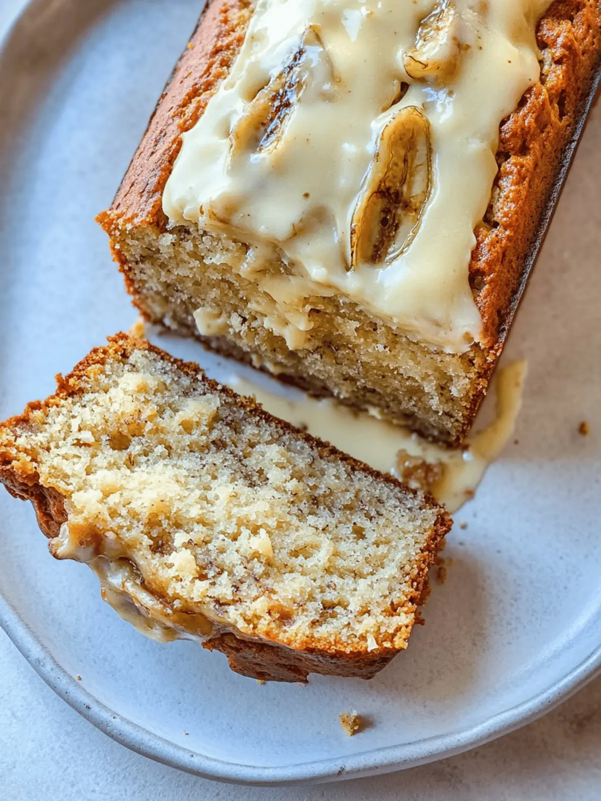 Cheesecake Banana Bread