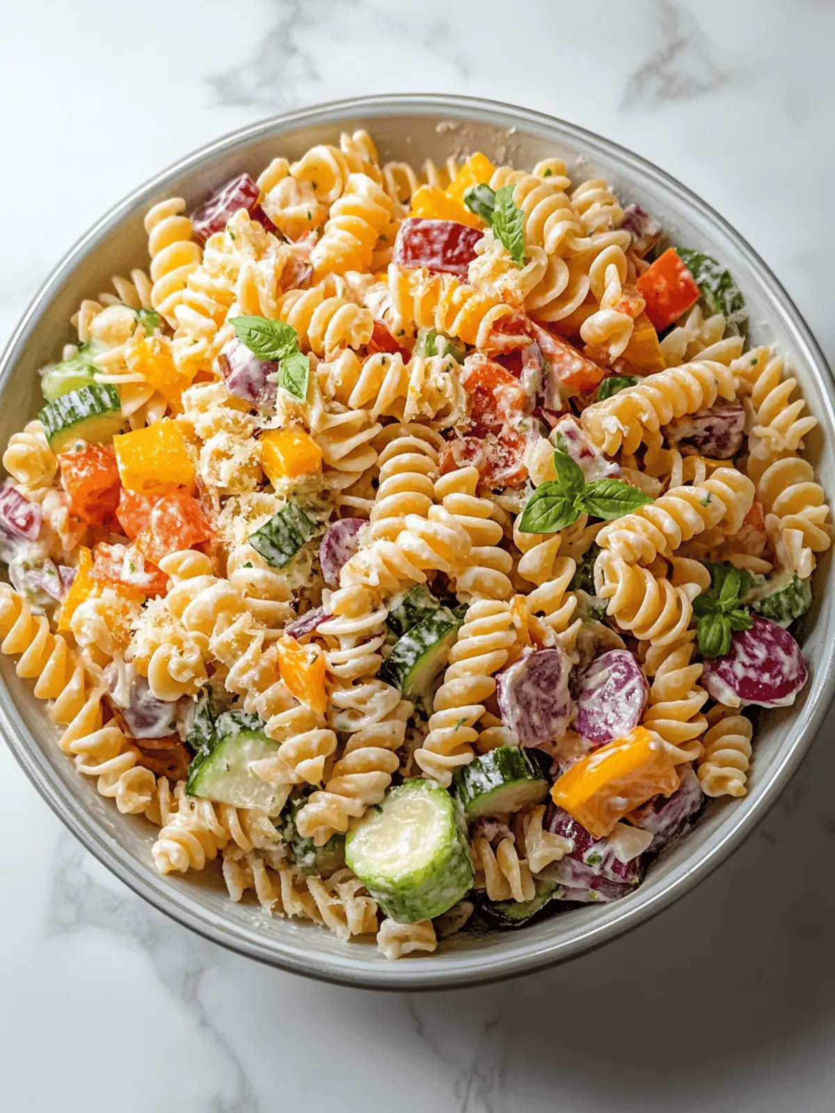 Pasta Salad With Vegetables