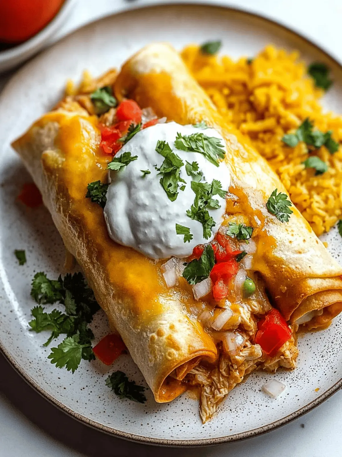 Chicken Chimichangas