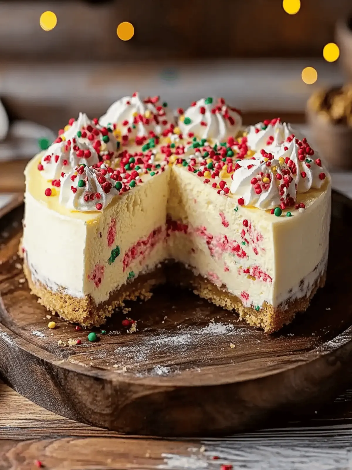 Sugar Cookie Cheesecake