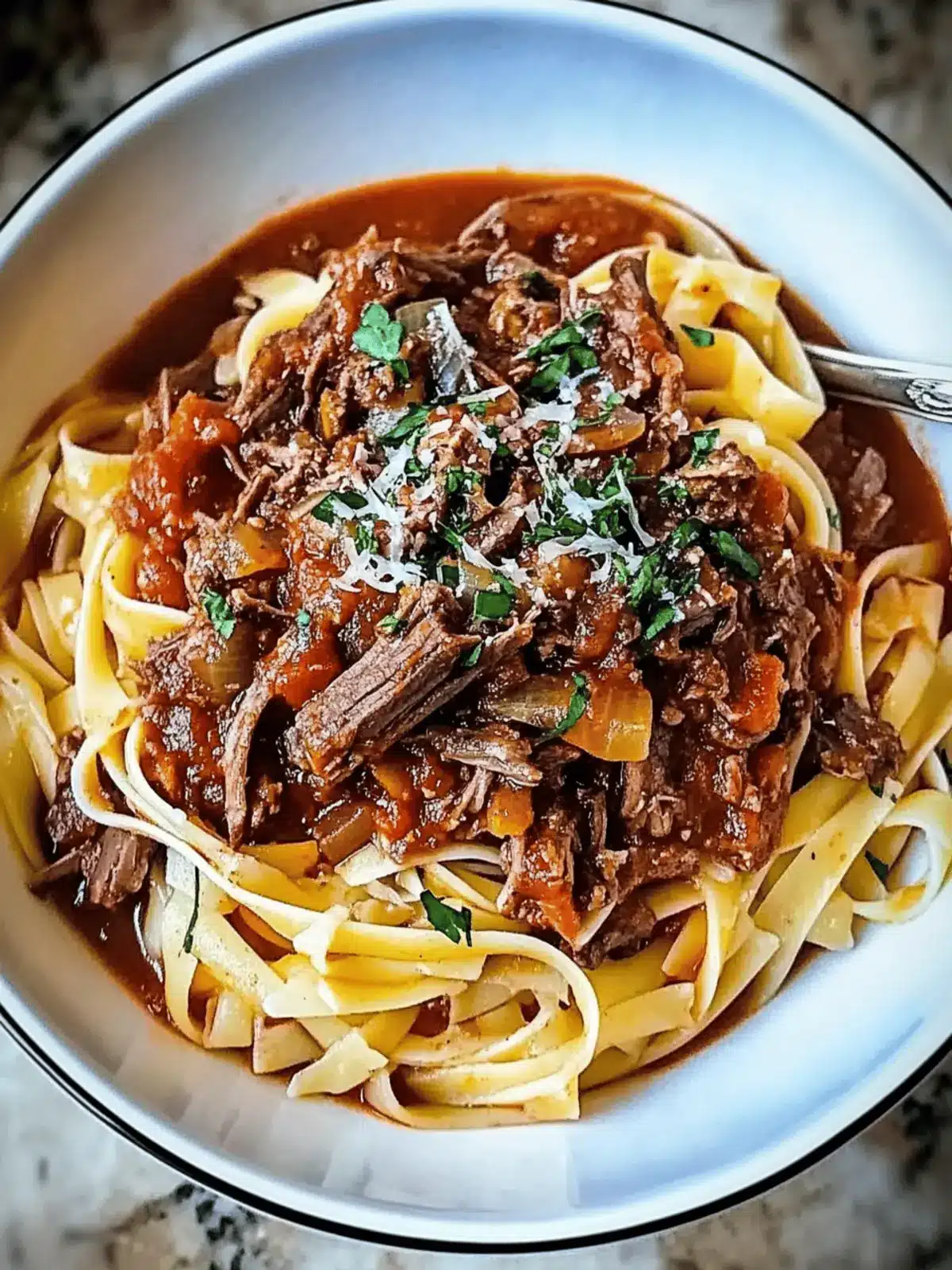 Sunday Slow Cooker Beef Ragu