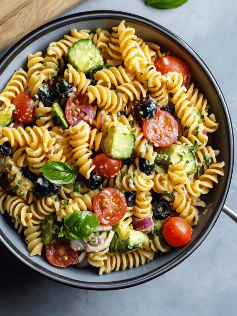 High Protein Pasta Salad