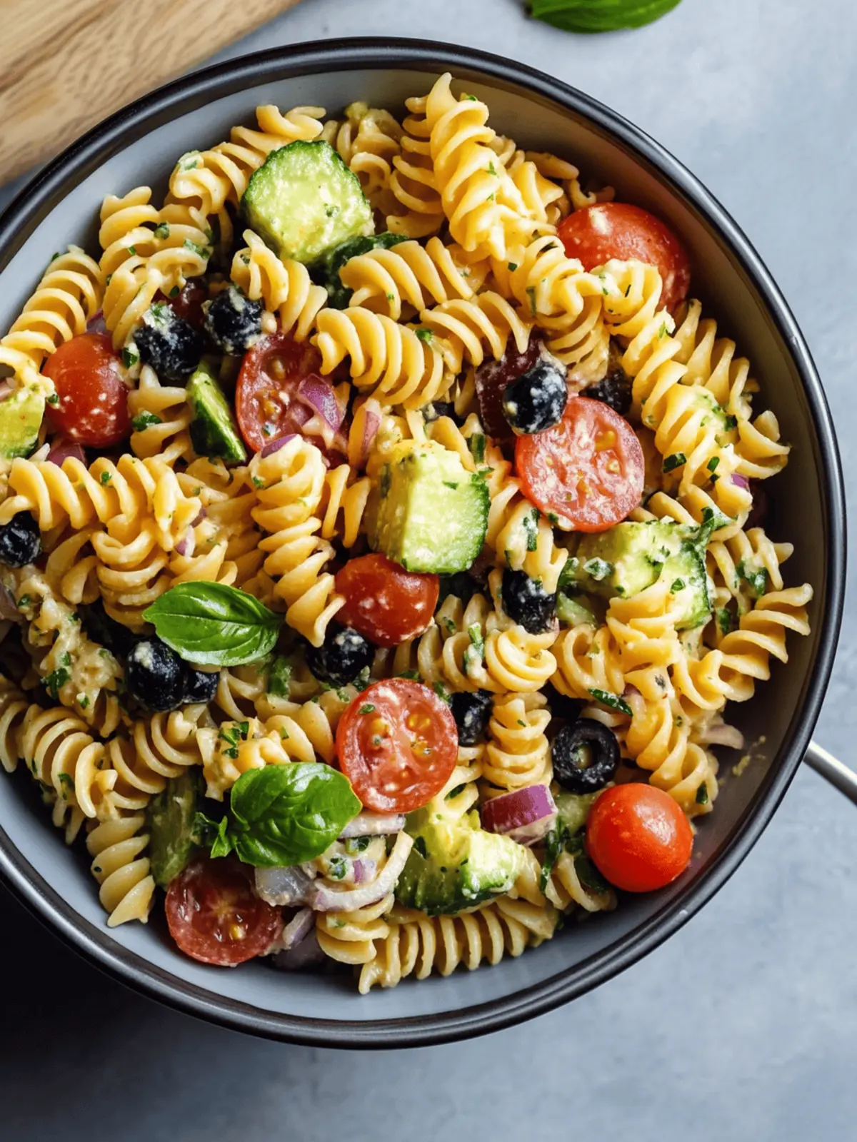 High Protein Pasta Salad