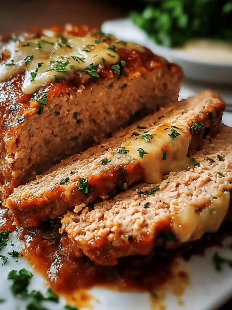 Garlic Butter Turkey Meatloaf