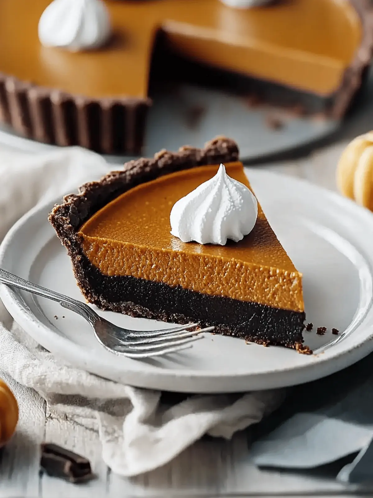 Indulge in Dark Chocolate Pumpkin Tart Bliss This Fall 2 Dark Chocolate Pumpkin Tart