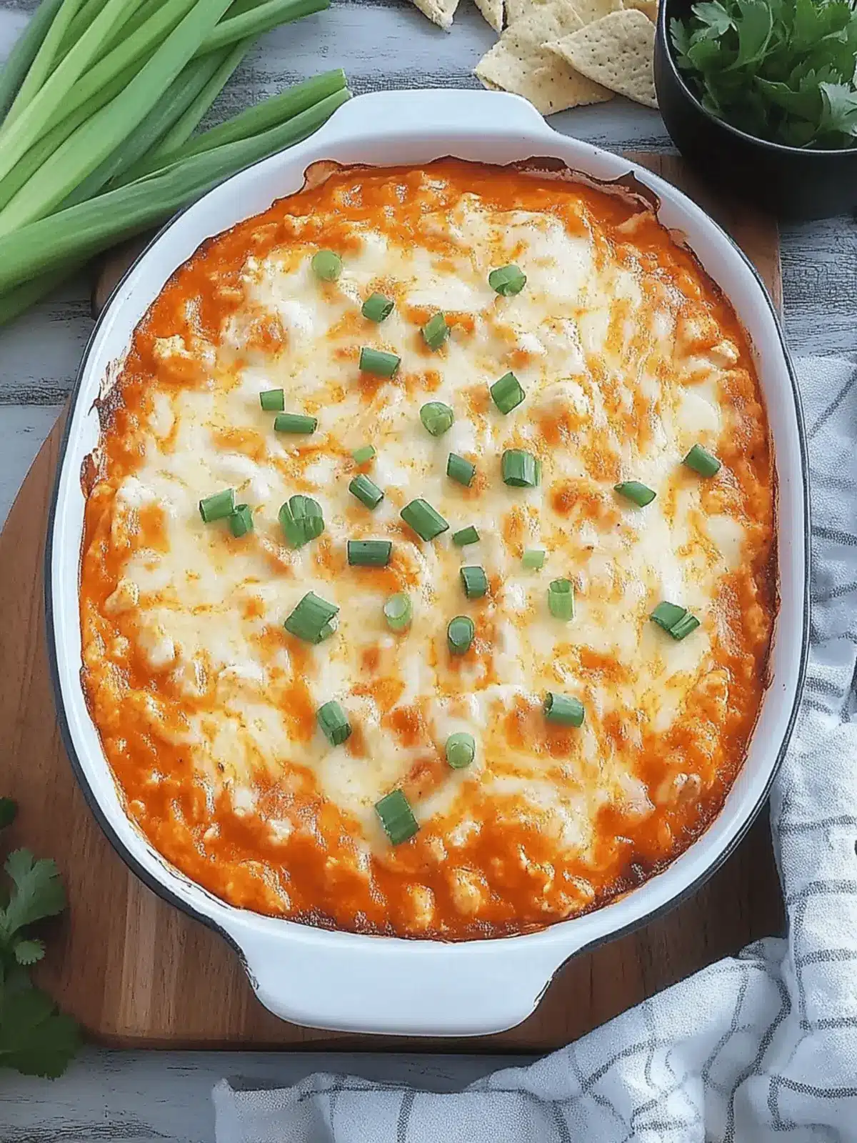Cottage Cheese Buffalo Chicken Dip