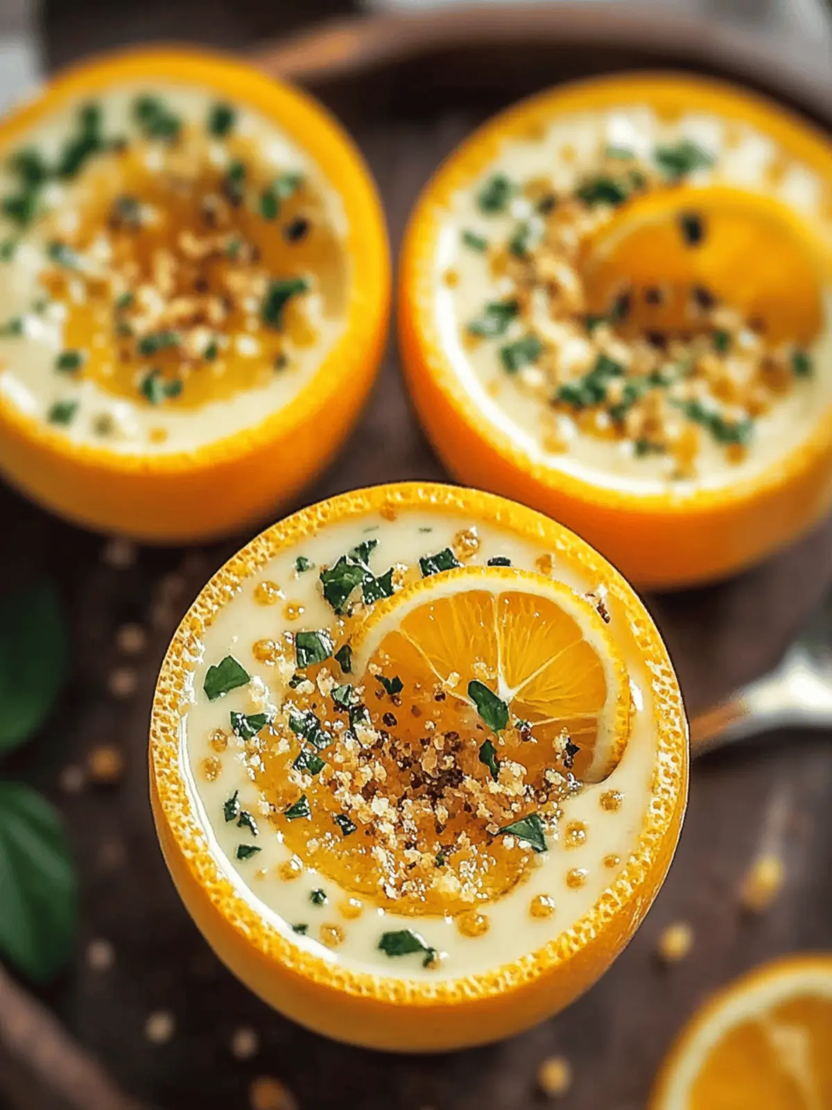 Orange Makhana Pudding