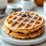 Pumpkin Chai Spice Waffles