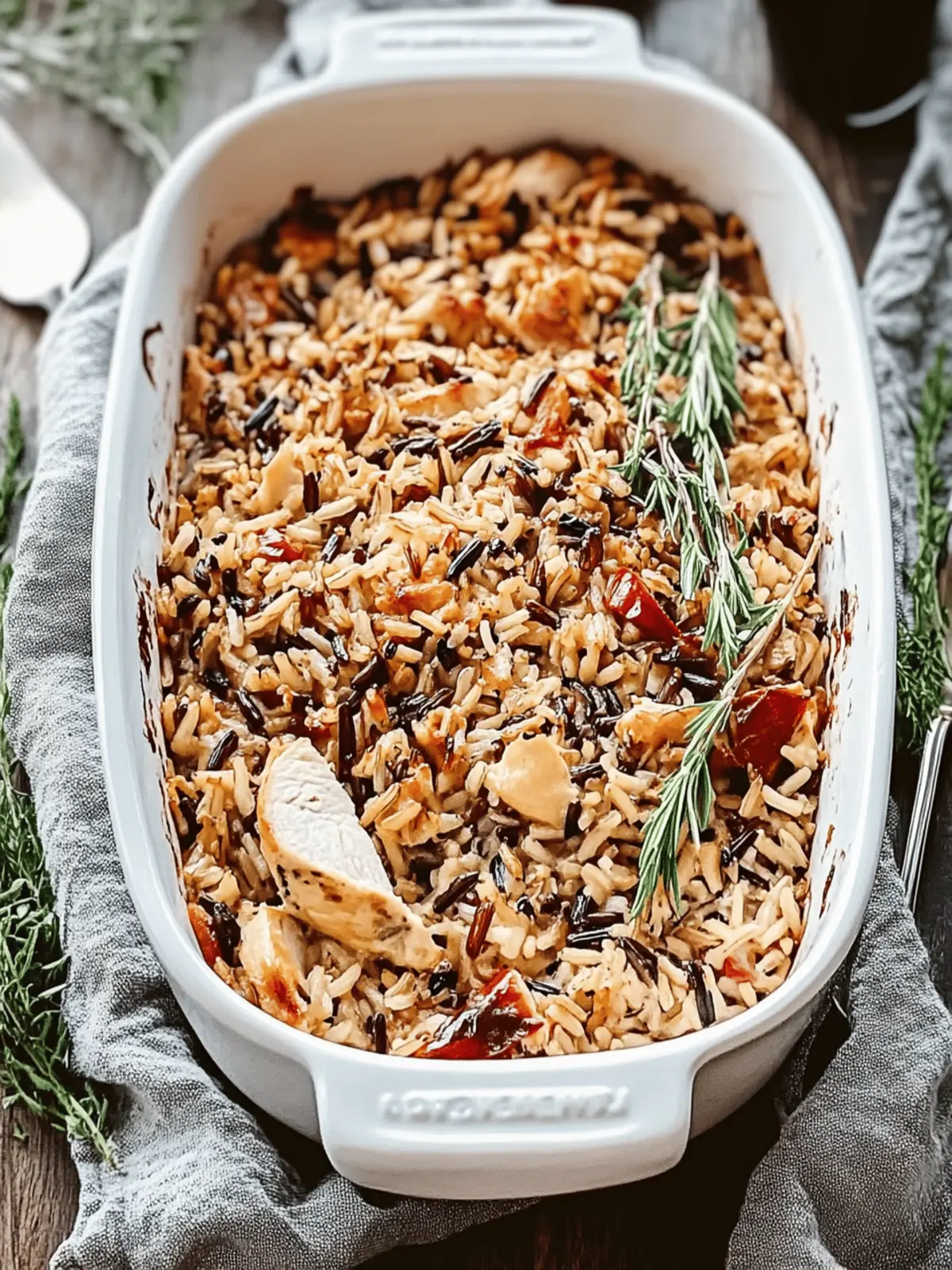 Hearty Turkey Wild Rice Casserole