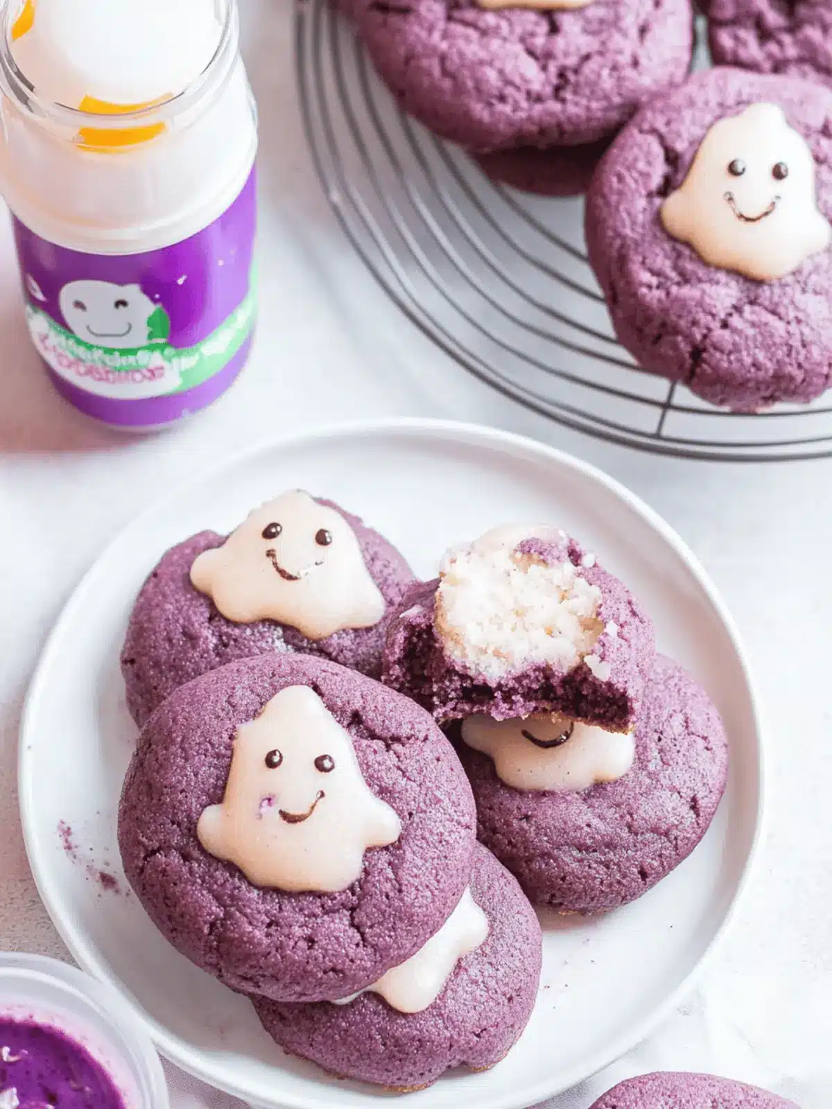 Cute Ube Snickerdoodles