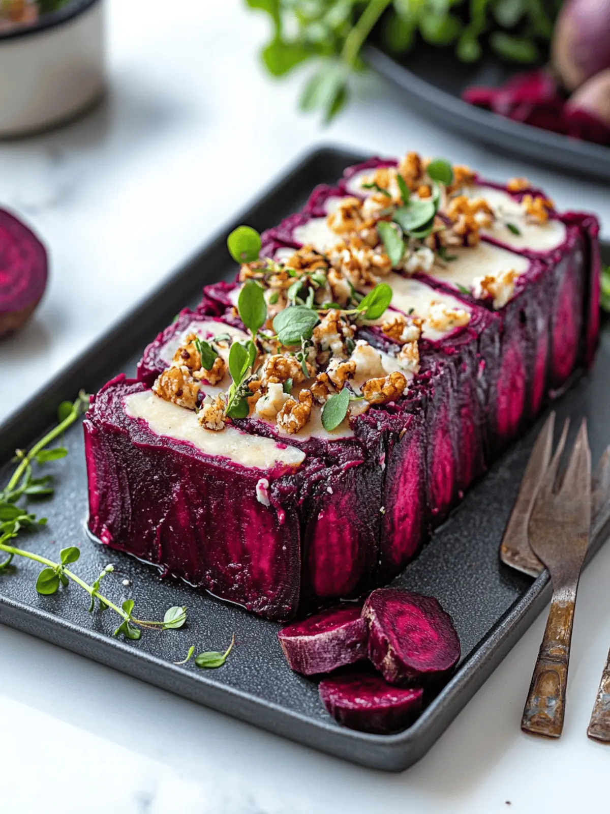 Beetroot and Goat’s Cheese Terrine