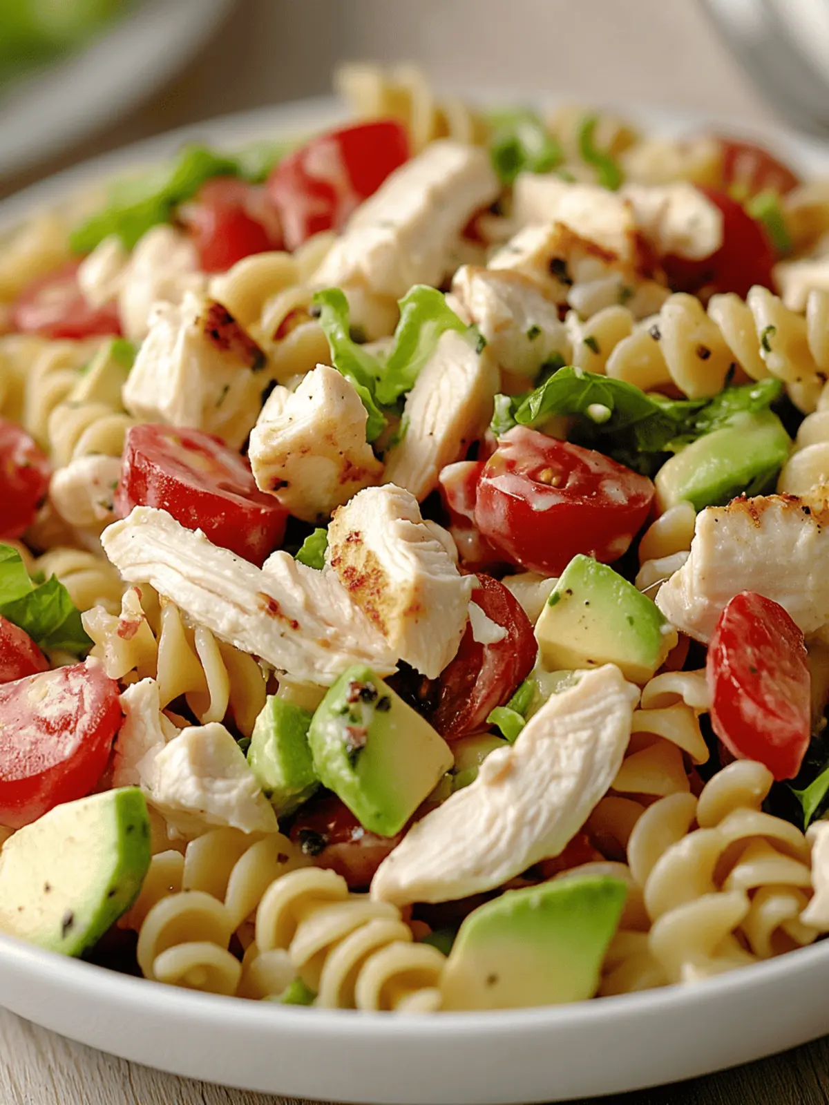 Chicken Club Pasta Salad