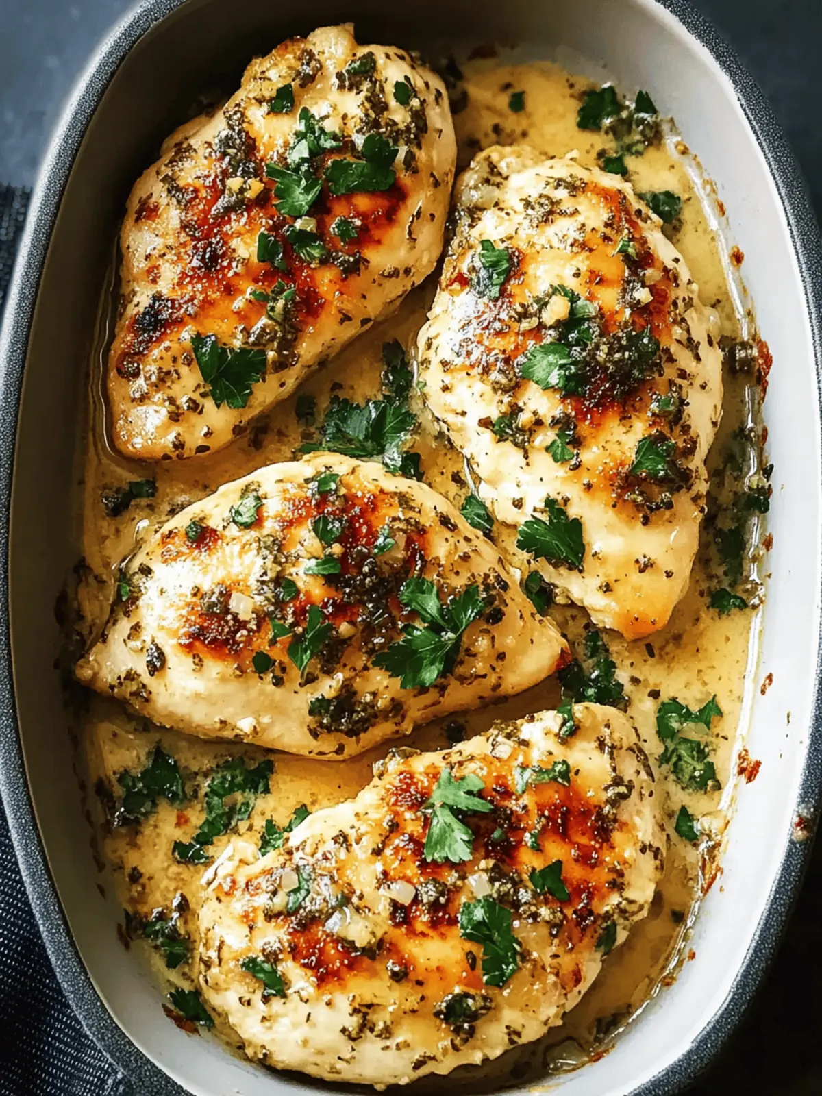 Garlic Butter Baked Chicken Breast