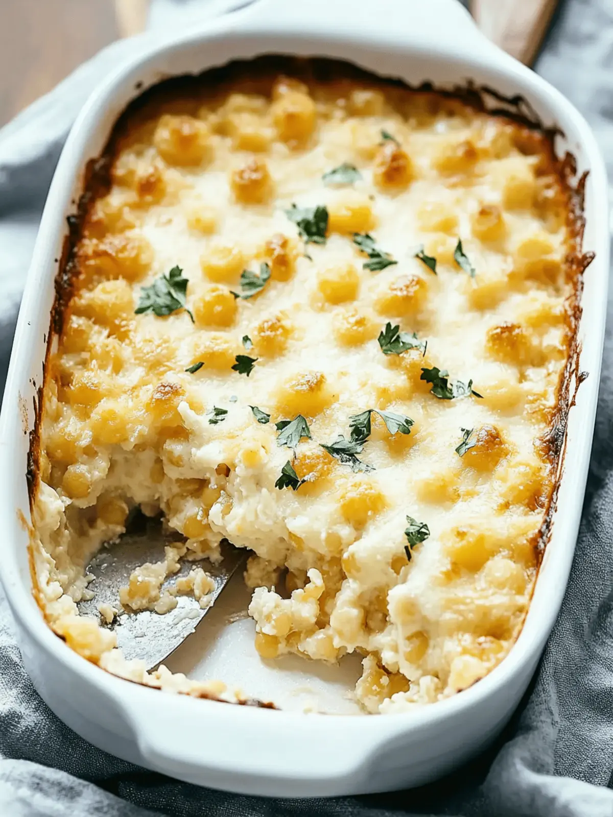 Cheesy Hominy Casserole