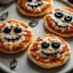 Mini Halloween Pizzas