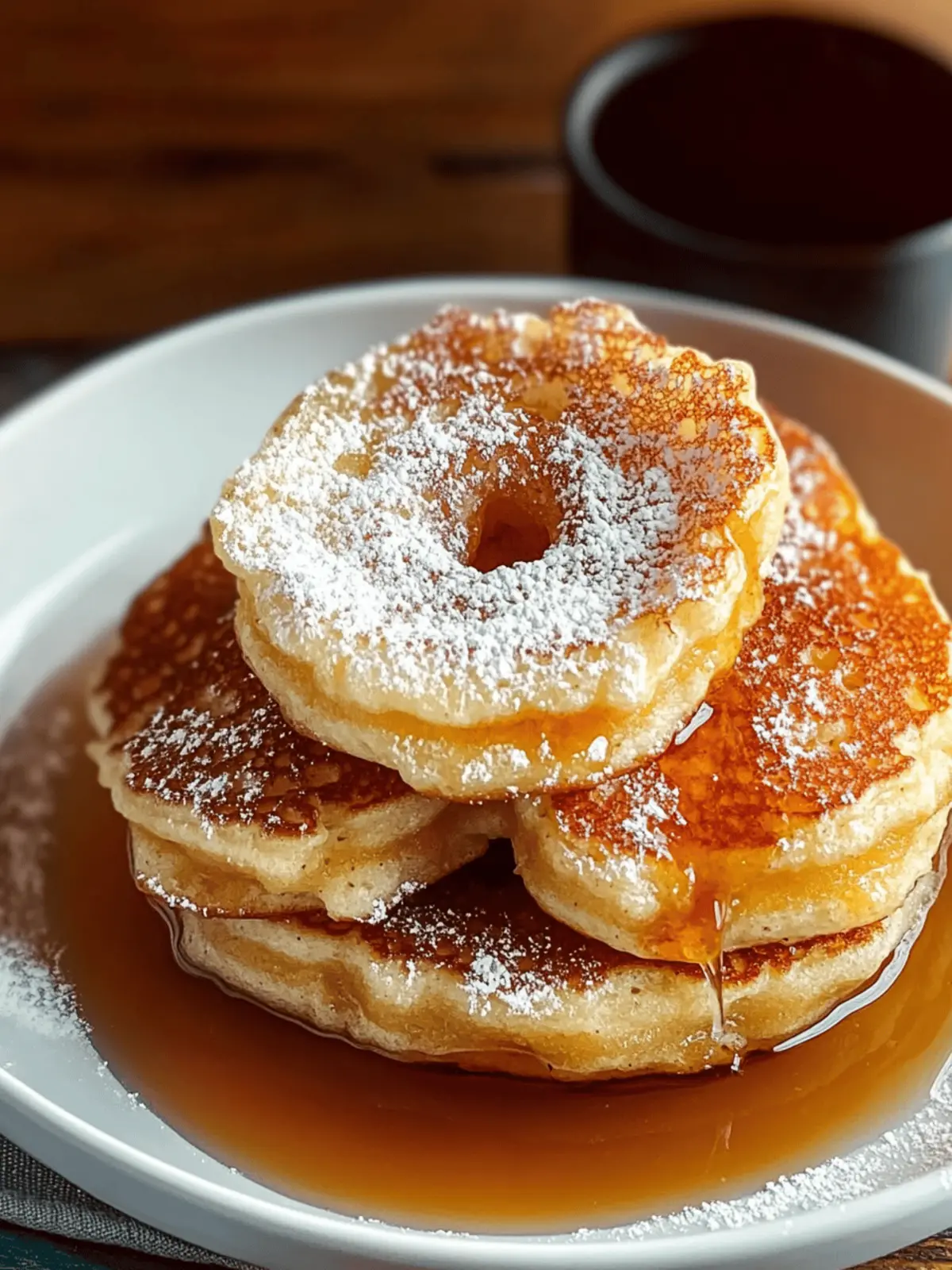 Apple Cider Donut Pancakes