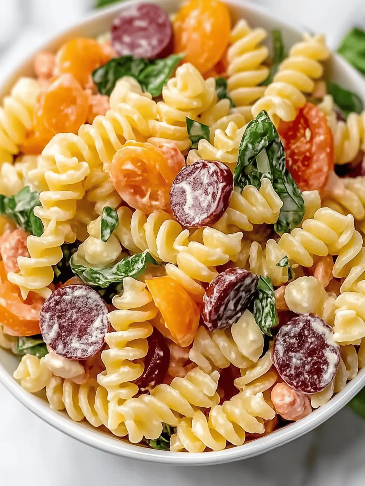 Italian Tri Color Pasta Salad