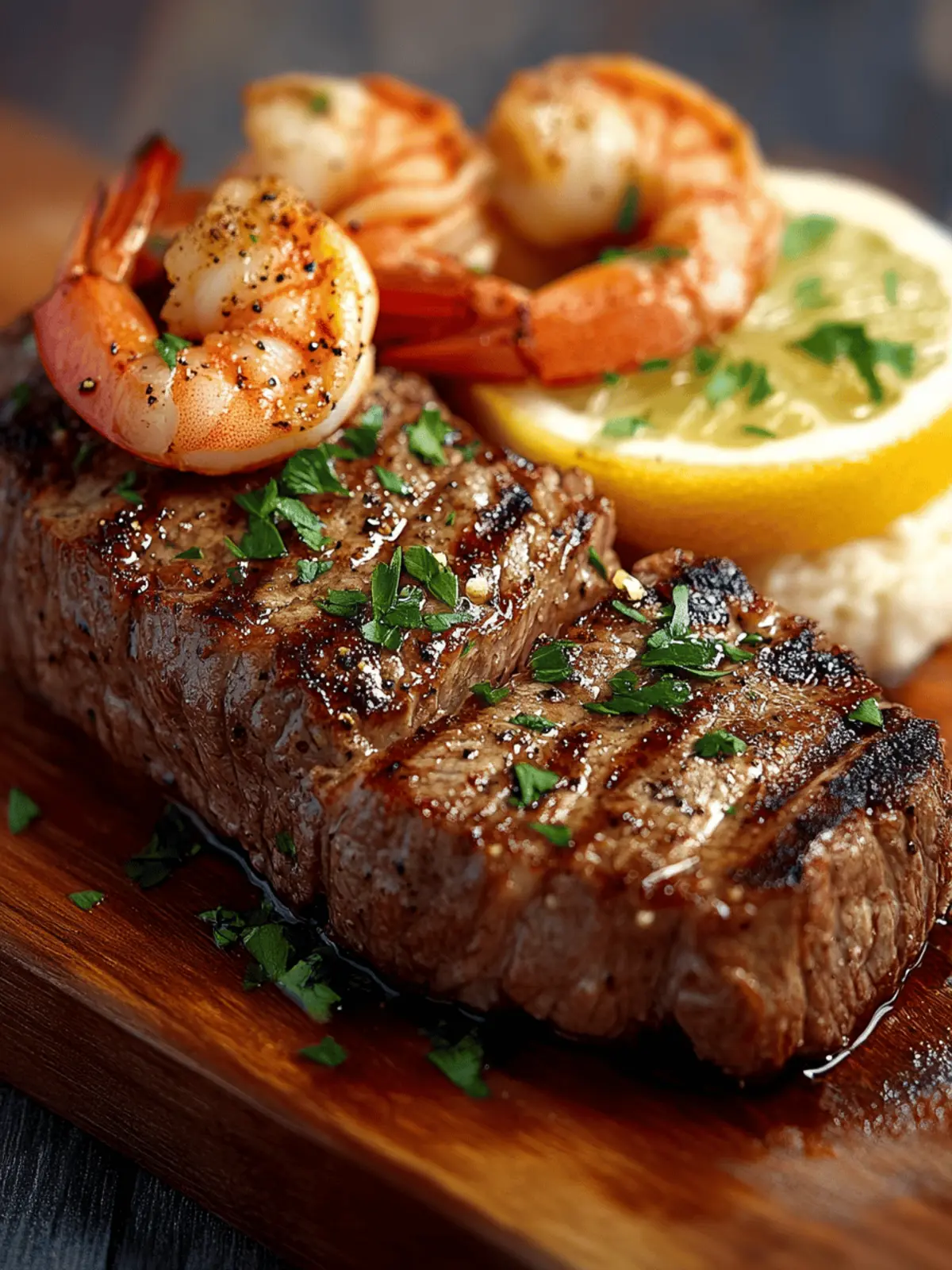 Steak and Shrimp