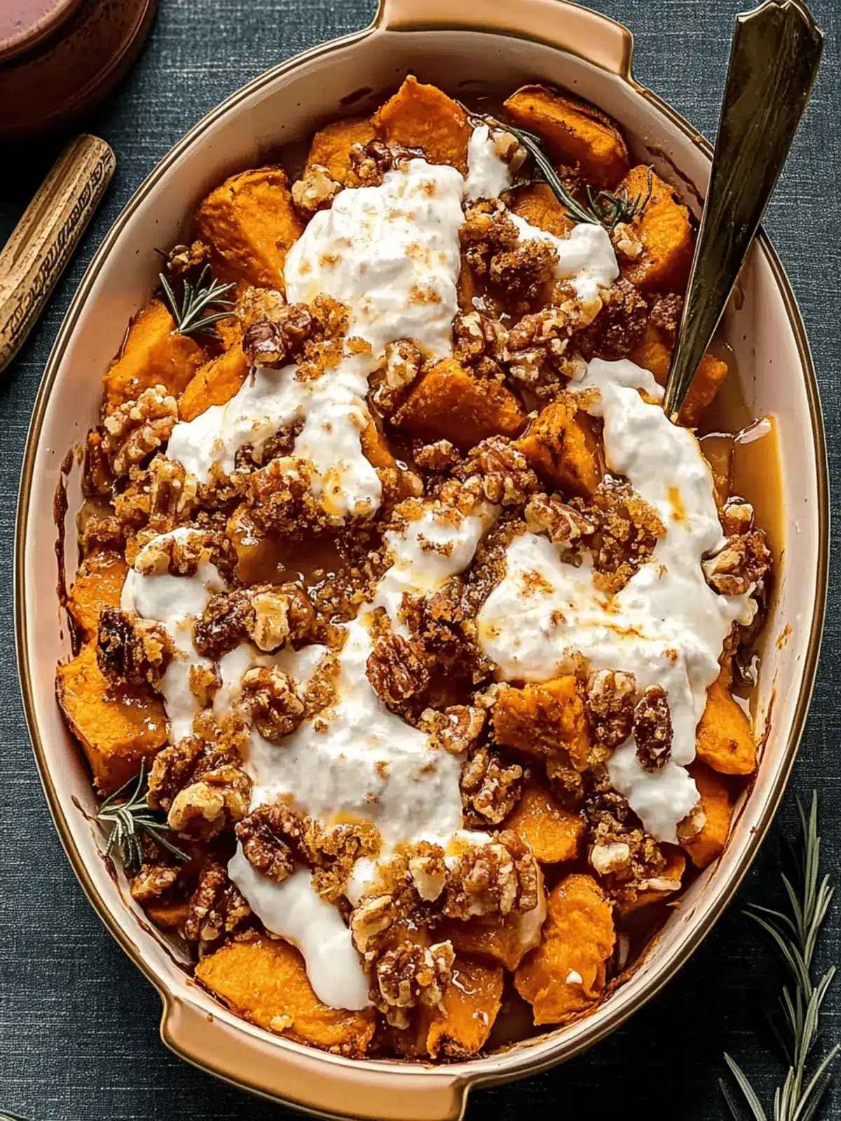 Southern Maple Sweet Potato Casserole
