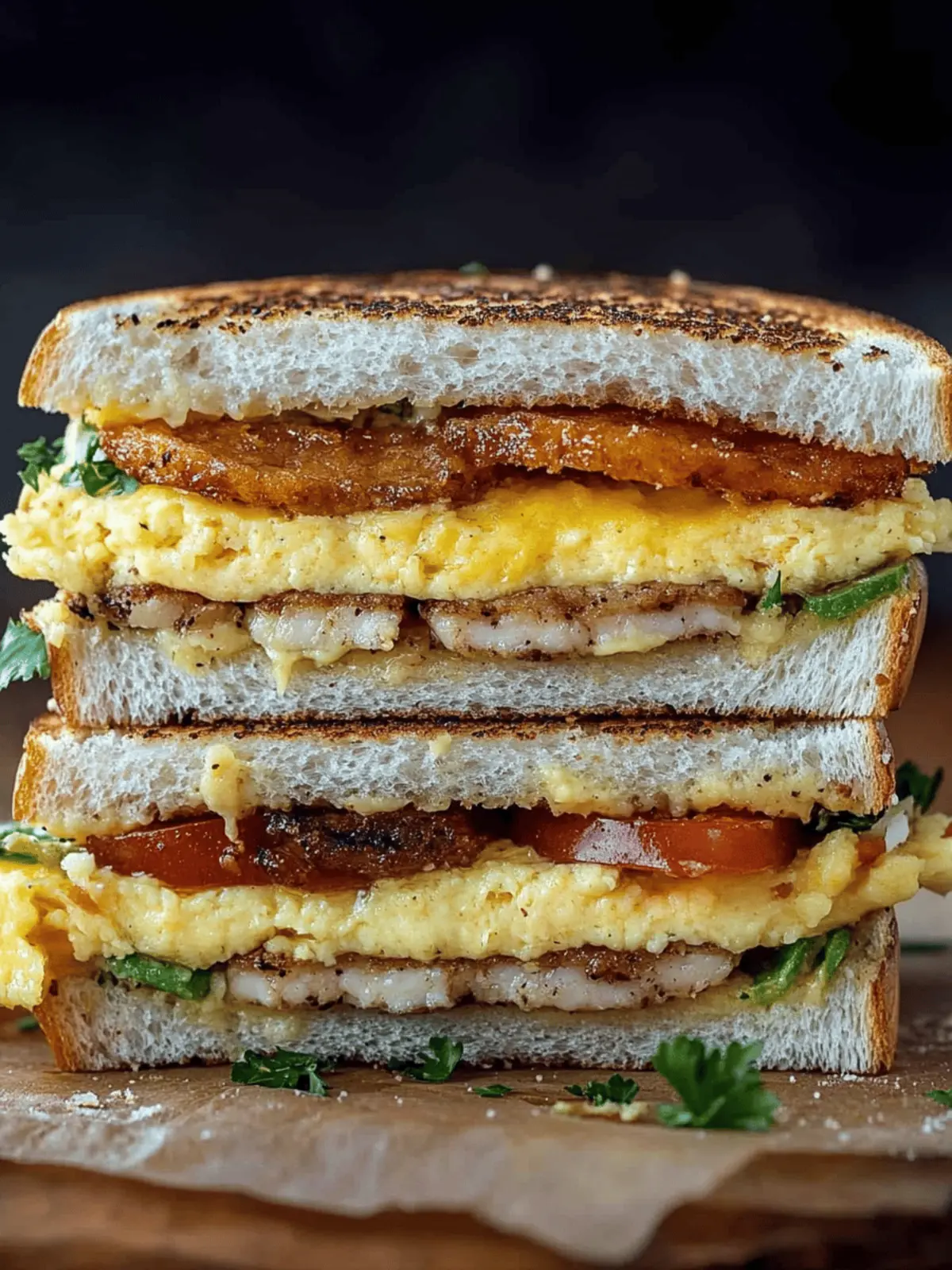 Breakfast Club Sandwich