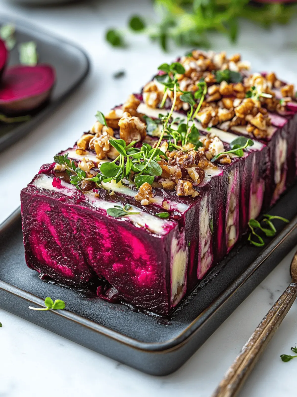 Beetroot and Goat’s Cheese Terrine