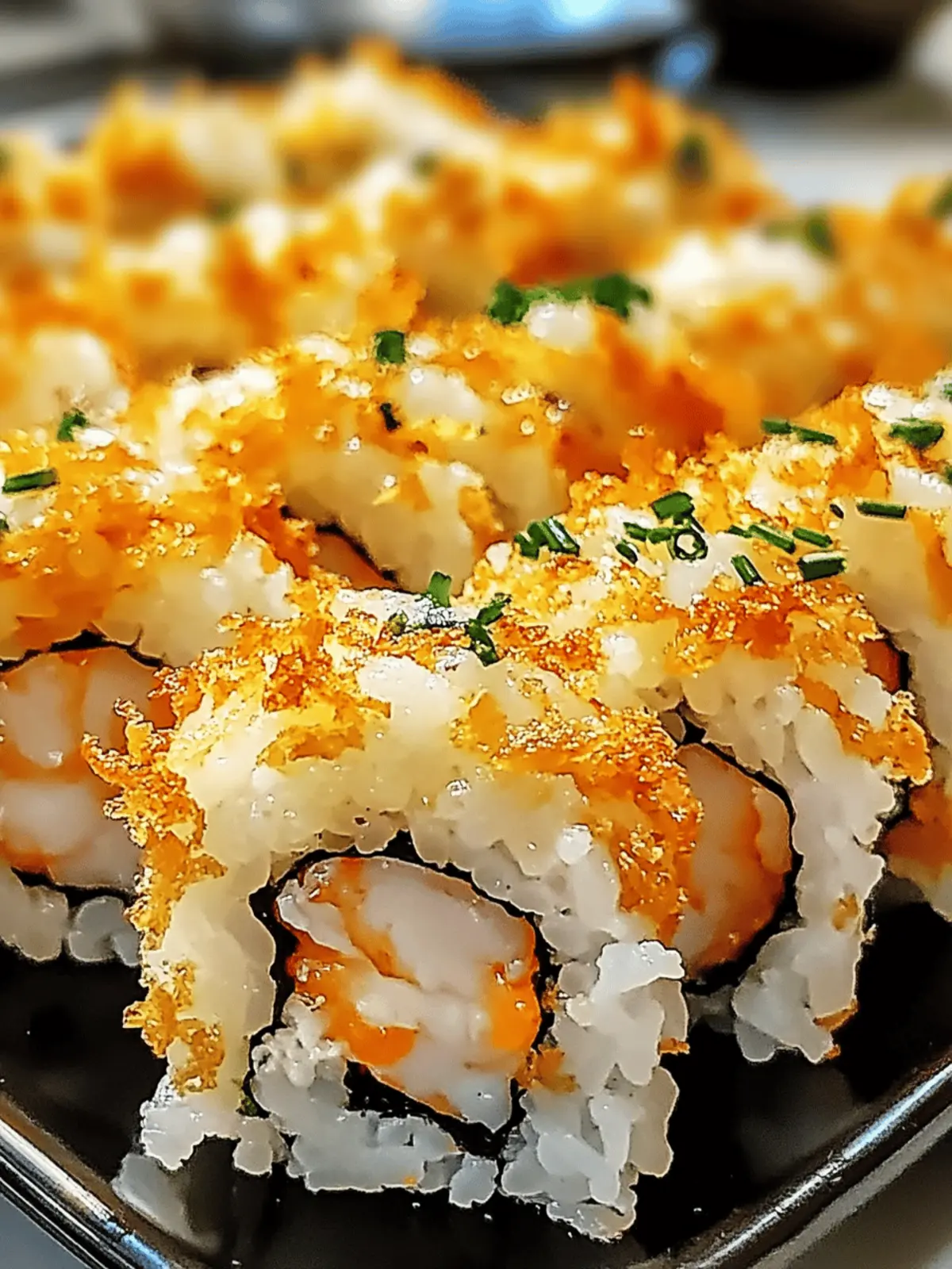 Shrimp Tempura Sushi Bake