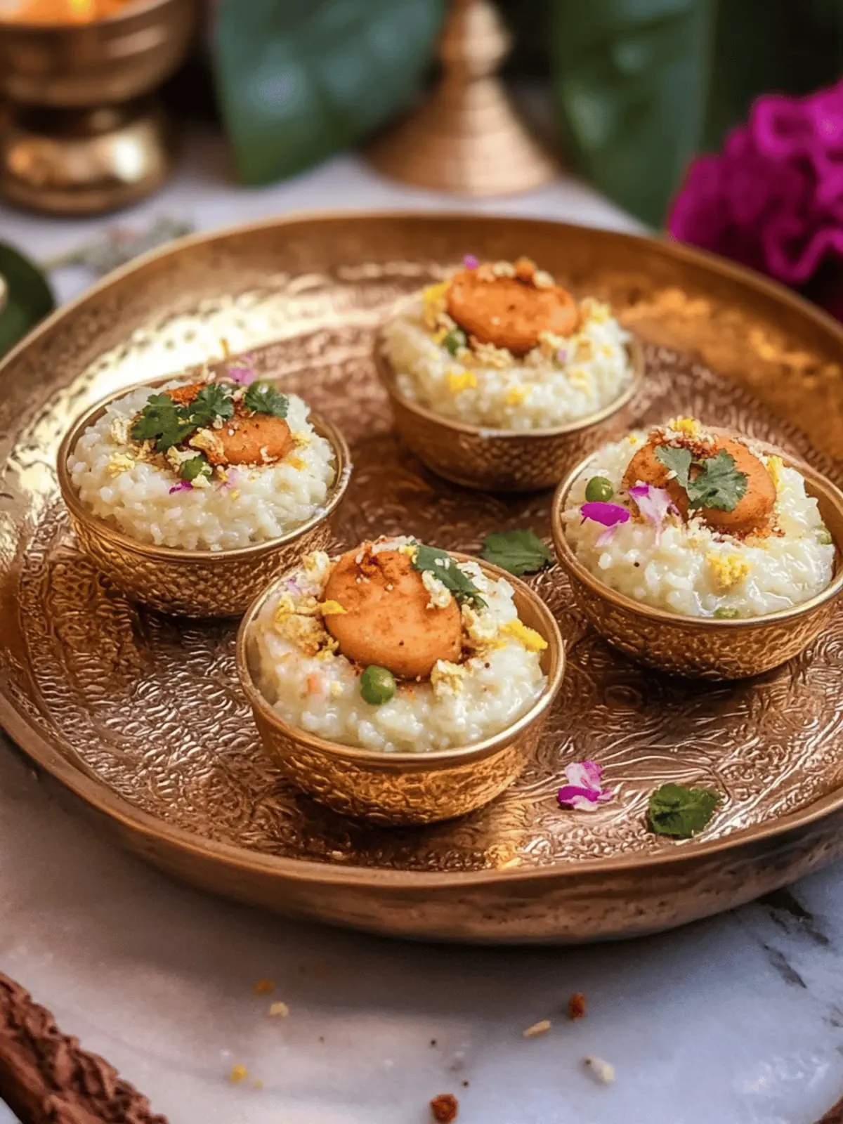 Sitaphal Phirni In Motichoor Cups – Custard Apple Rice Pudding