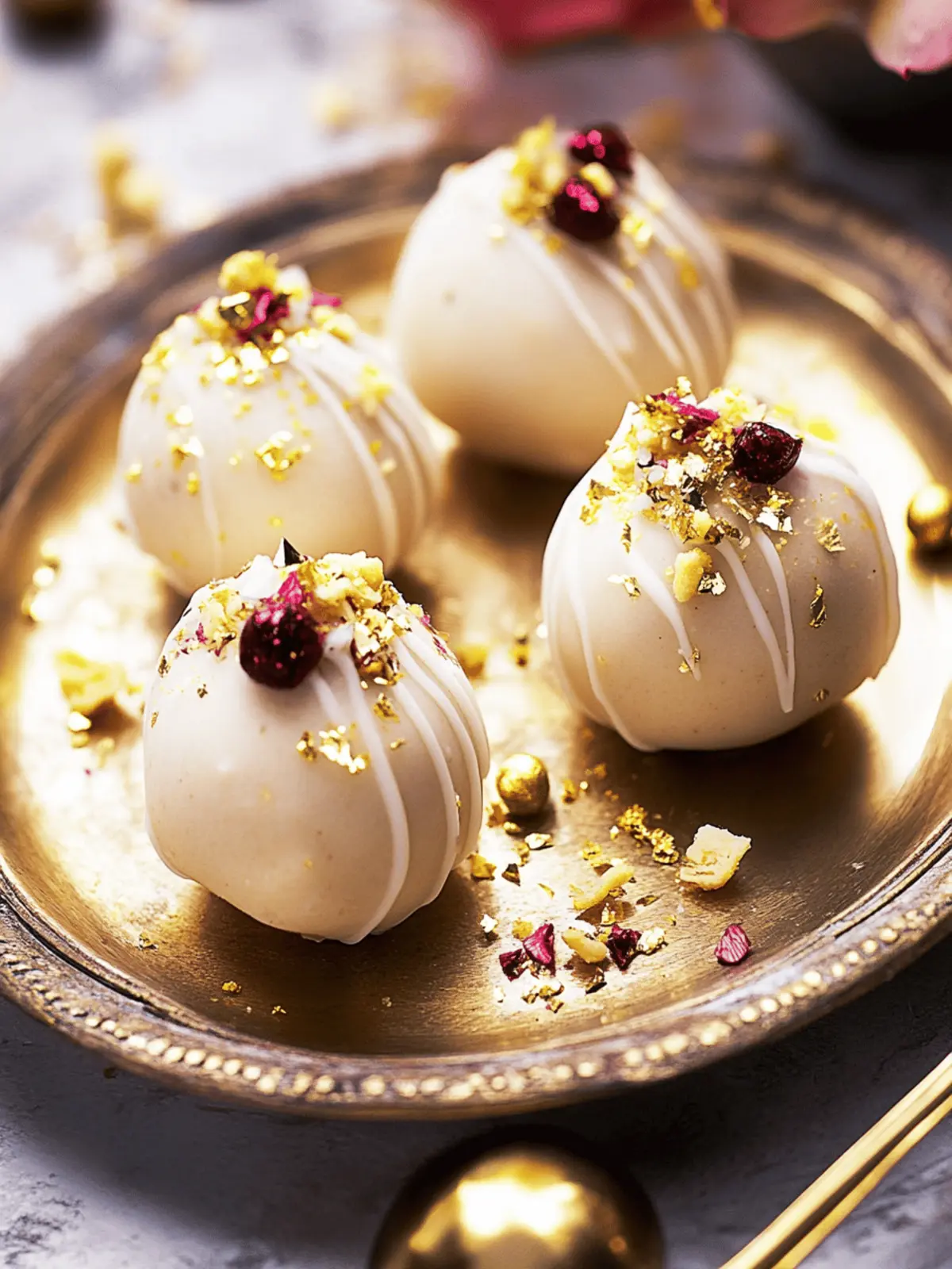 Gulab Jamun Truffles