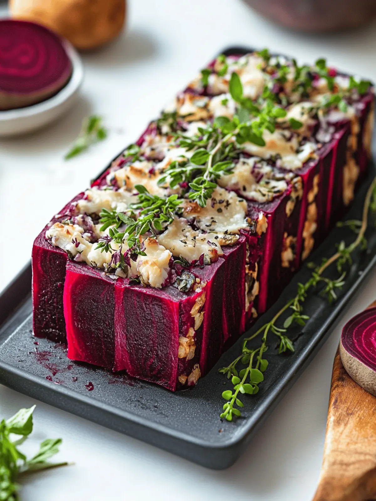 Beetroot and Goat’s Cheese Terrine