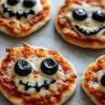 Mini Halloween Pizzas