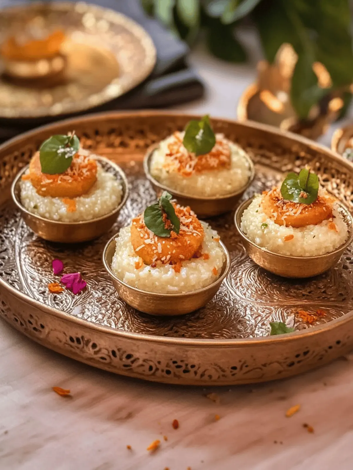 Sitaphal Phirni In Motichoor Cups – Custard Apple Rice Pudding