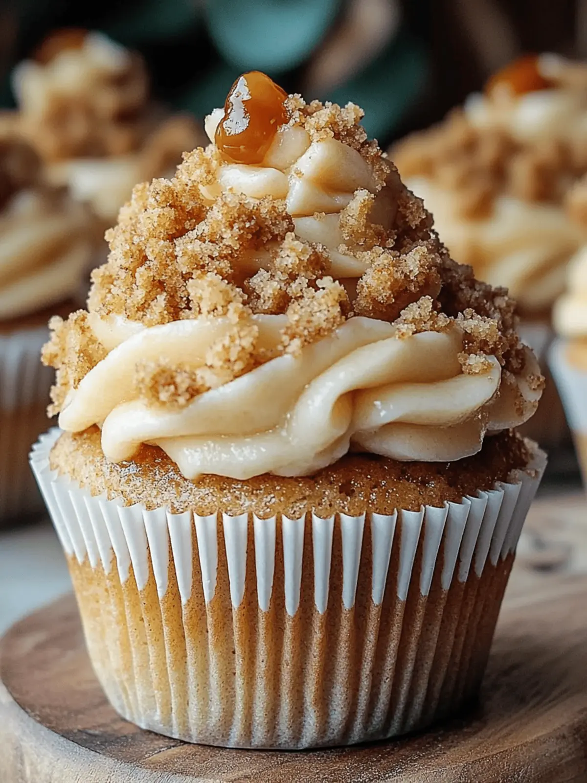 Apple Crumble Cupcakes