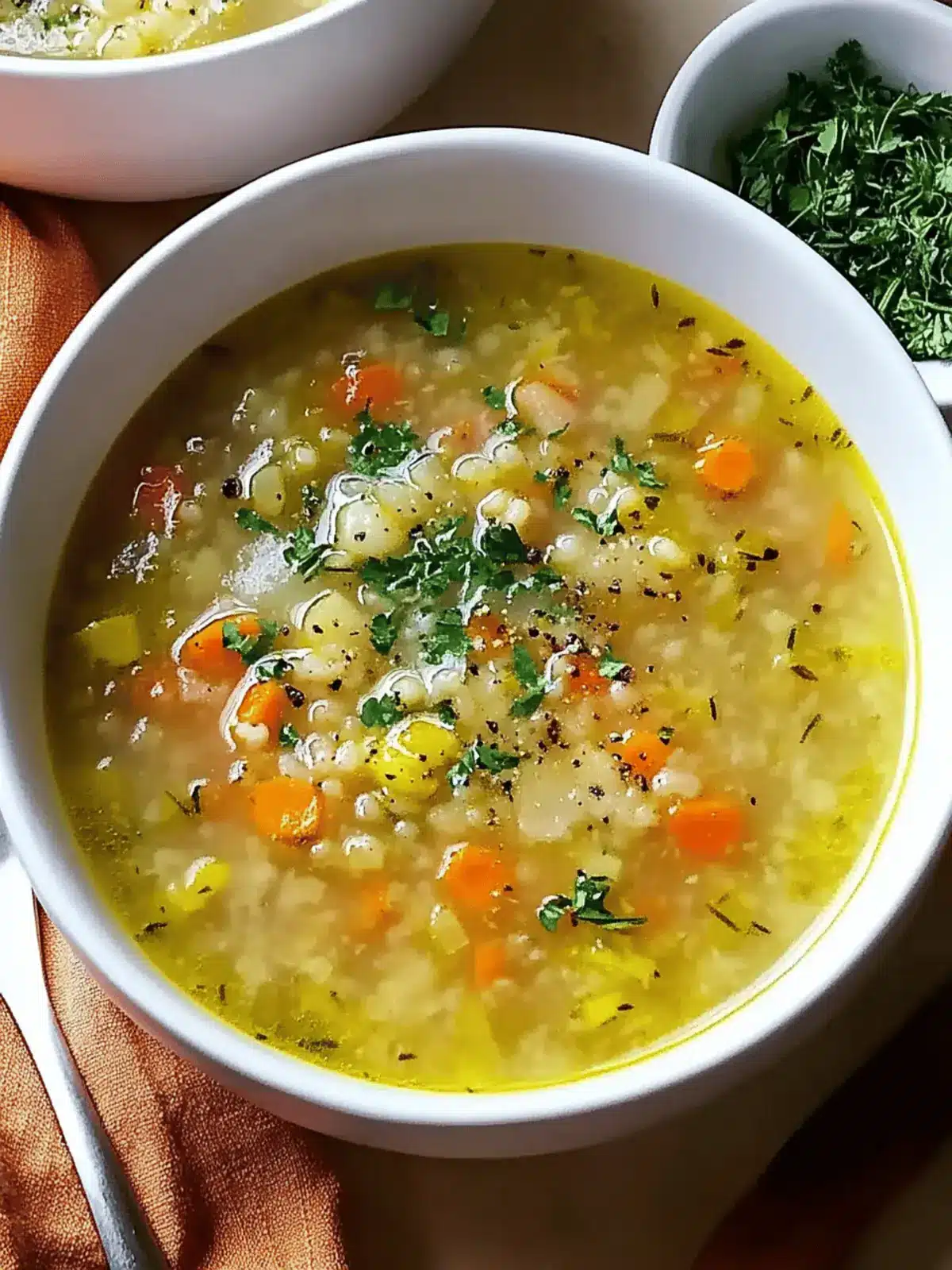 Healing Garlic Soup for Colds