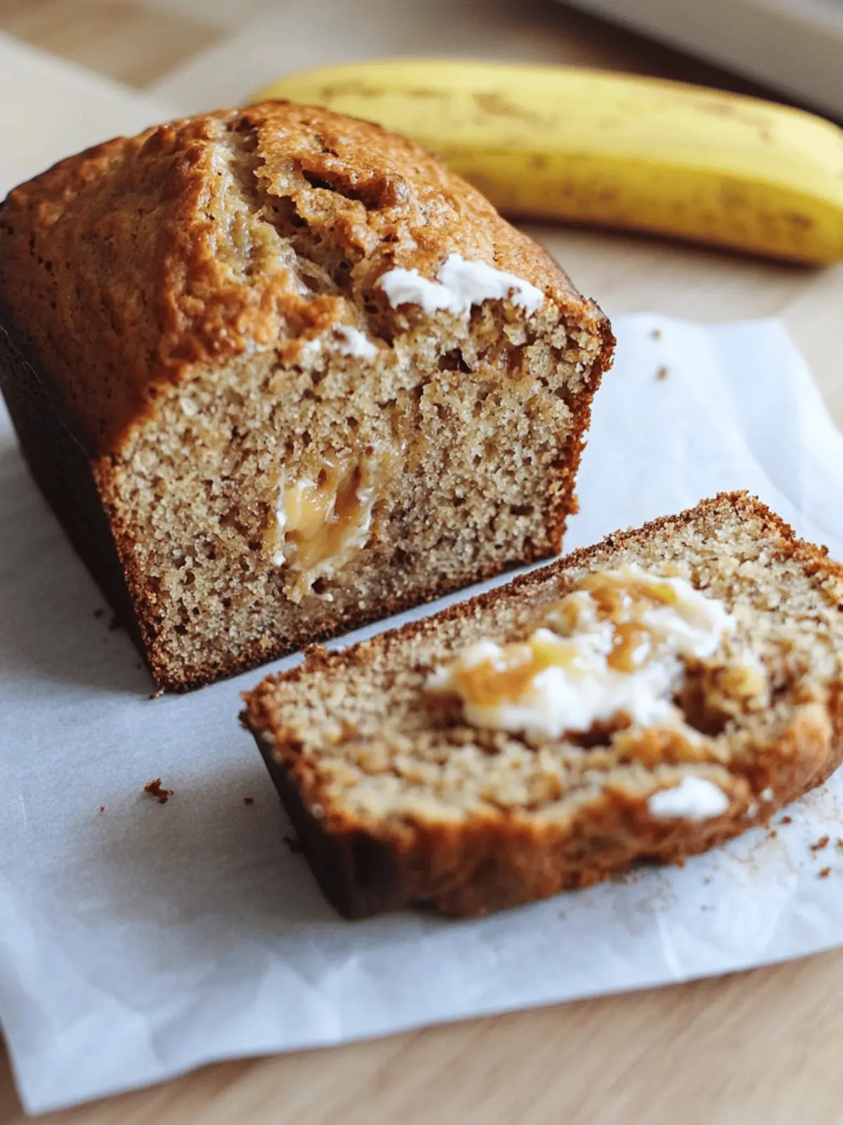 Butterscotch Banana Bread