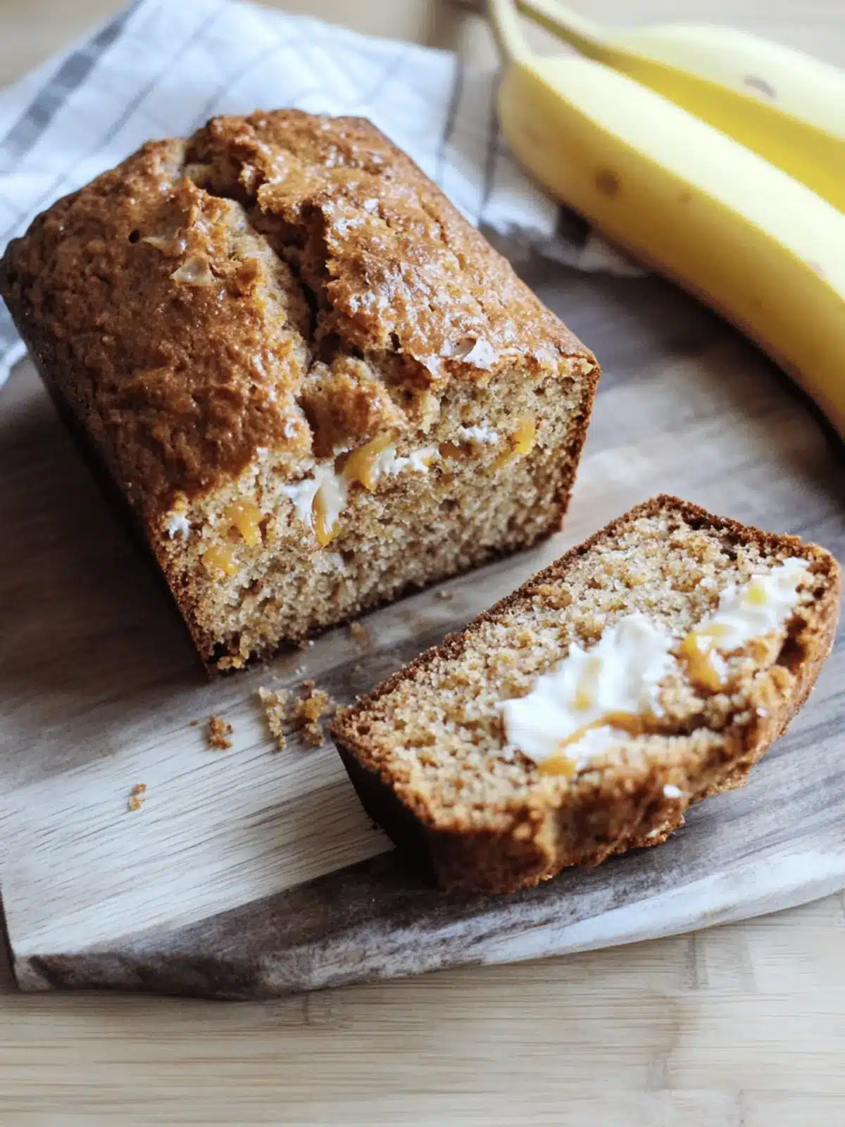 Butterscotch Banana Bread