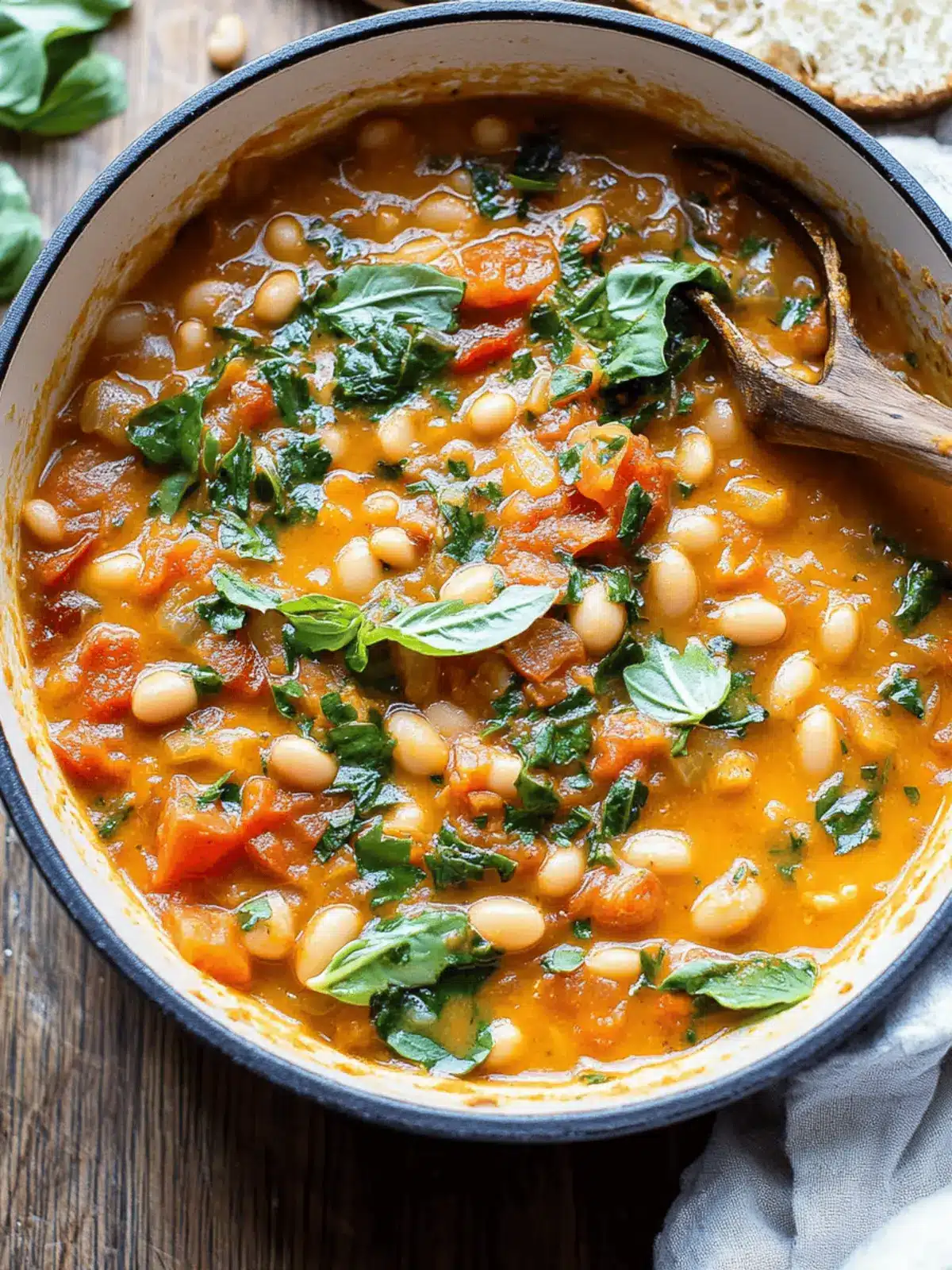 Creamy Tomato White Bean Stew