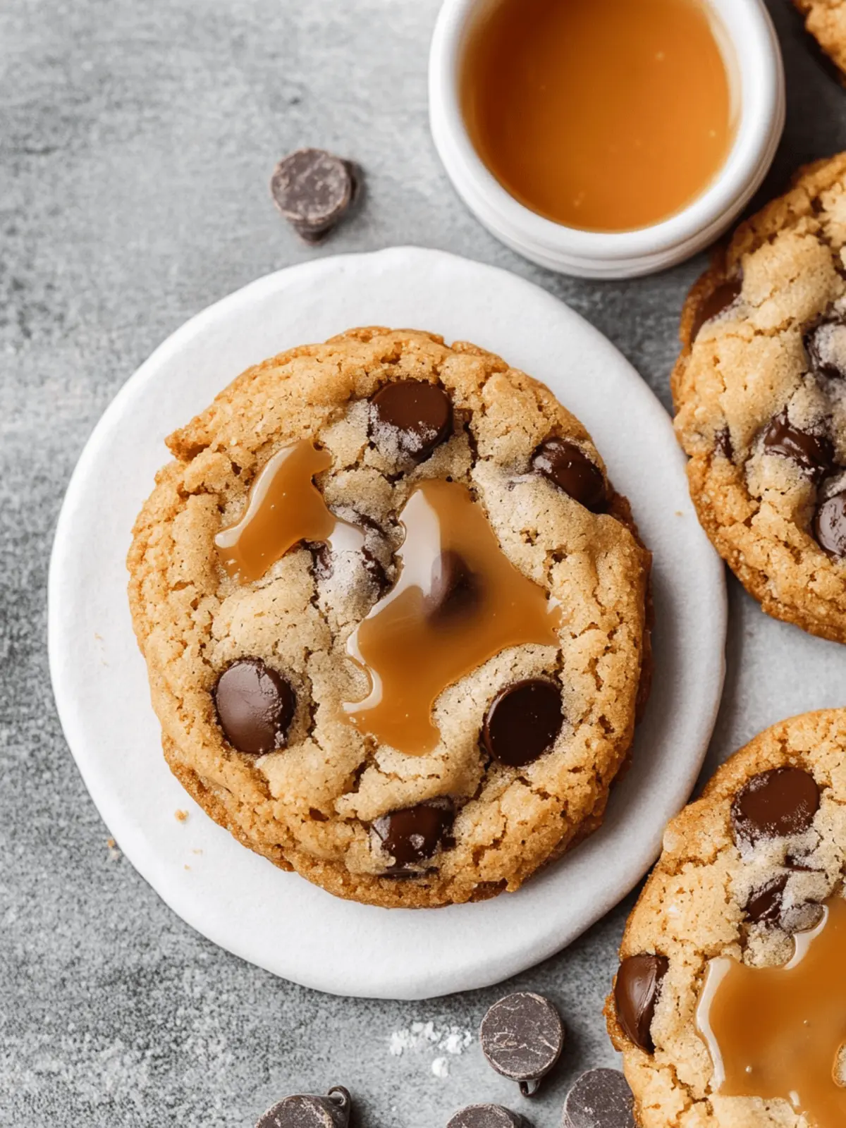 Caramel Chocolate Chip Cookies